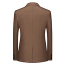 Asian Size Slim Men's Suit Two Piece, Asian Size Jacket and Trousers, Black, Pink, Coffee Colors Available, Blazer with Pants