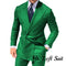 Double Breasted Men's Suit Wide Peak Lapel Wedding Grooms Tuxedos 2 Pieces Business Men Suits