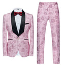 Foreign Trade Men's Suit Set, Spring and Autumn New 803 Host, Emcee, Wedding Groomsman, Jacquard L Two-piece Set