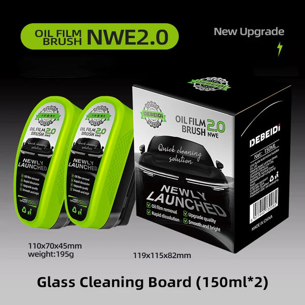 Car Glass Oil Film Remover Brush – Clear View & Easy Cleaning (150ml)