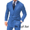 Double Breasted Men's Suit Wide Peak Lapel Wedding Grooms Tuxedos 2 Pieces Business Men Suits