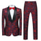 Foreign Trade Men's Suit Set, Spring and Autumn New 803 Host, Emcee, Wedding Groomsman, Jacquard L Two-piece Set