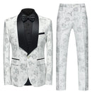 Foreign Trade Men's Suit Set, Spring and Autumn New 803 Host, Emcee, Wedding Groomsman, Jacquard L Two-piece Set