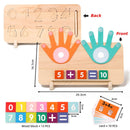 Double-Sided Finger Tracing Board | Montessori Number Blocks | Early Childhood Education Toys