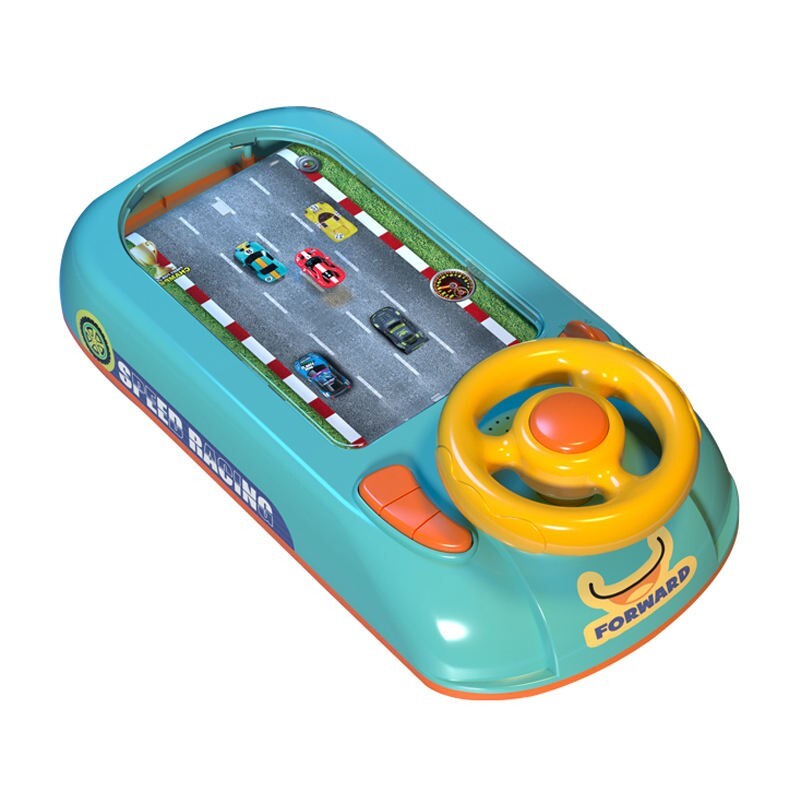 Educational Car Racing Simulation Game – Interactive Steering Wheel Toy for Kids
