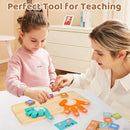 Double-Sided Finger Tracing Board | Montessori Number Blocks | Early Childhood Education Toys